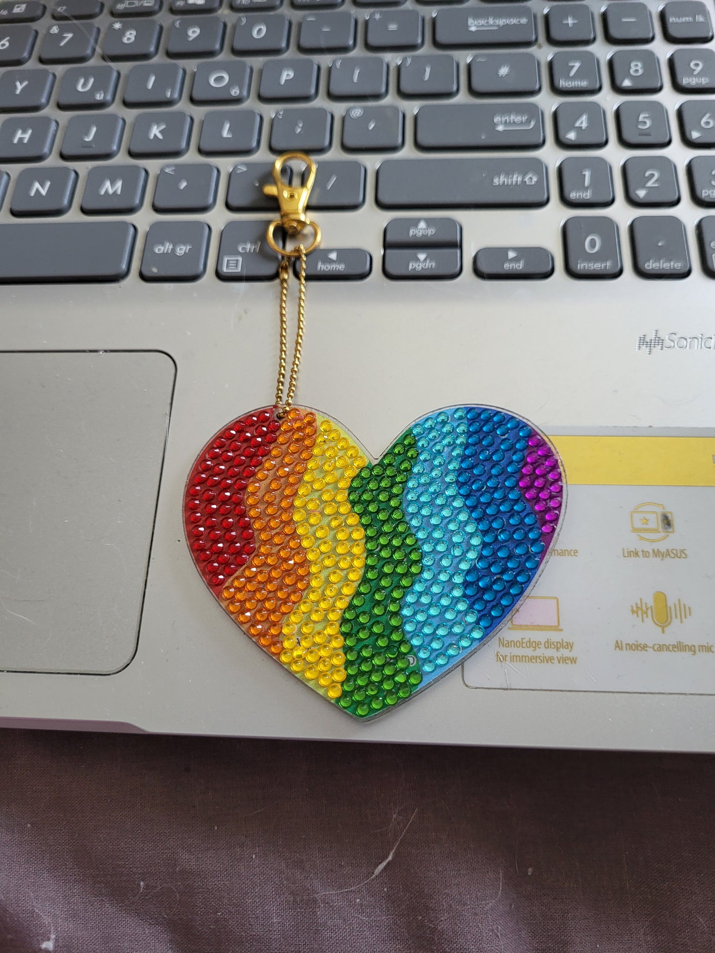 Gay Pride Handbag Charm