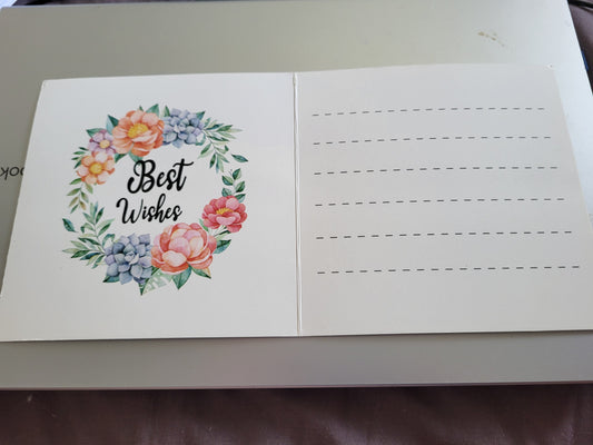 5pk Best Wishes Cards